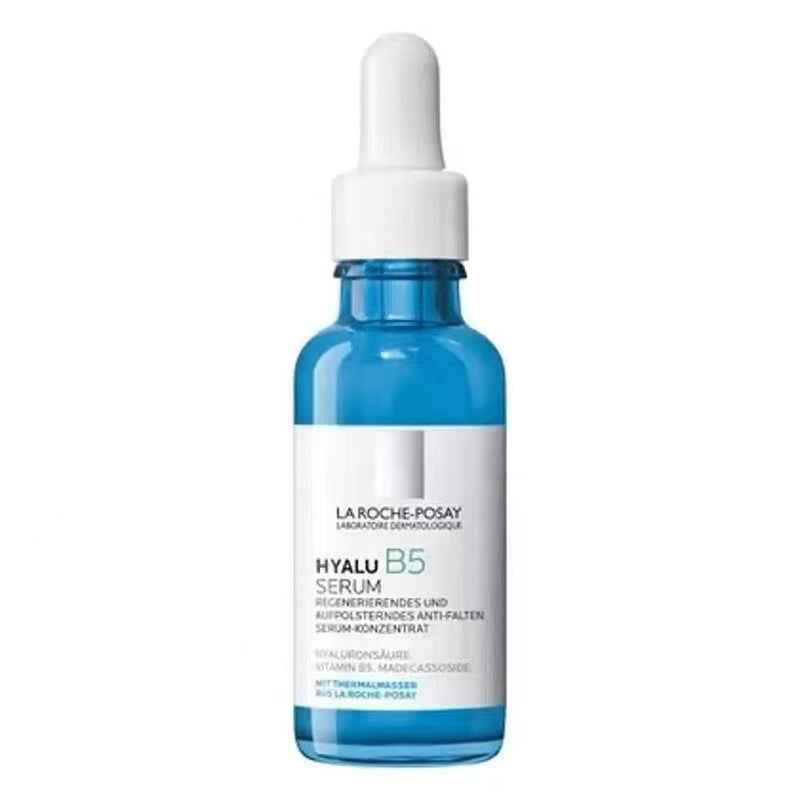 La Roche-Posay Hyalu B5 Anti-Aging Repair Serum in a blue dropper bottle for skin hydration